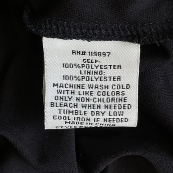 Collective Concepts Katelynn Dress Stitch Fix Navy Leaf Print Sleeveless S M NWT - Picture 8 of 9